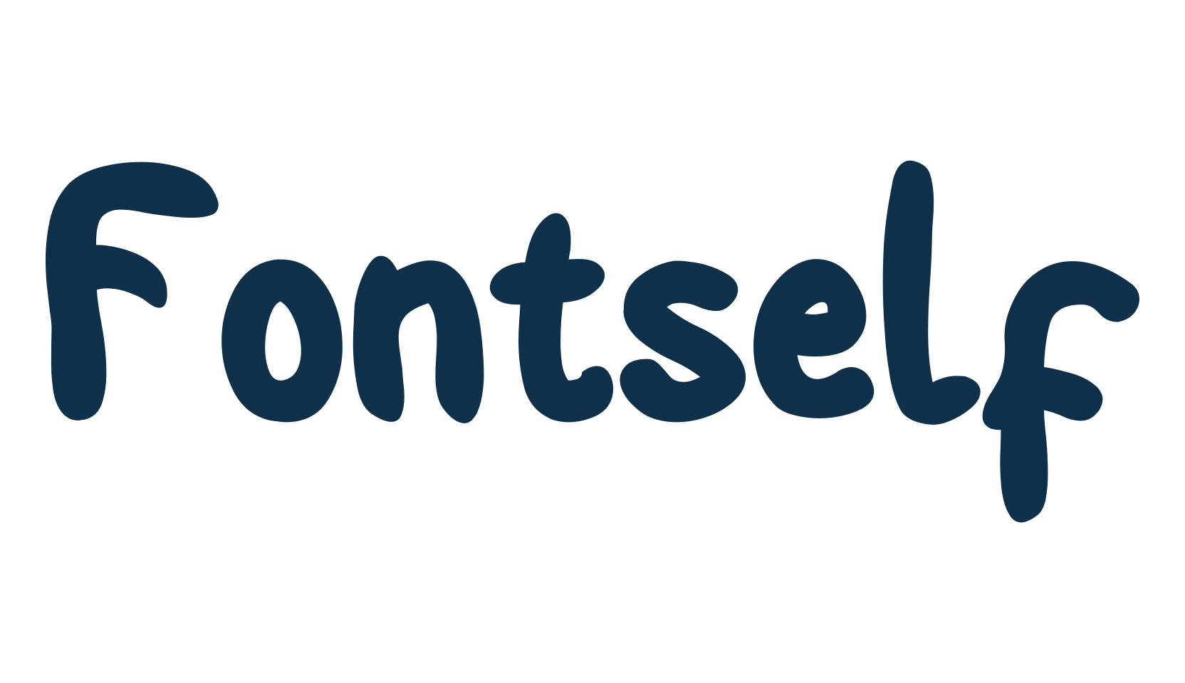 Fontself, handwriting font preview