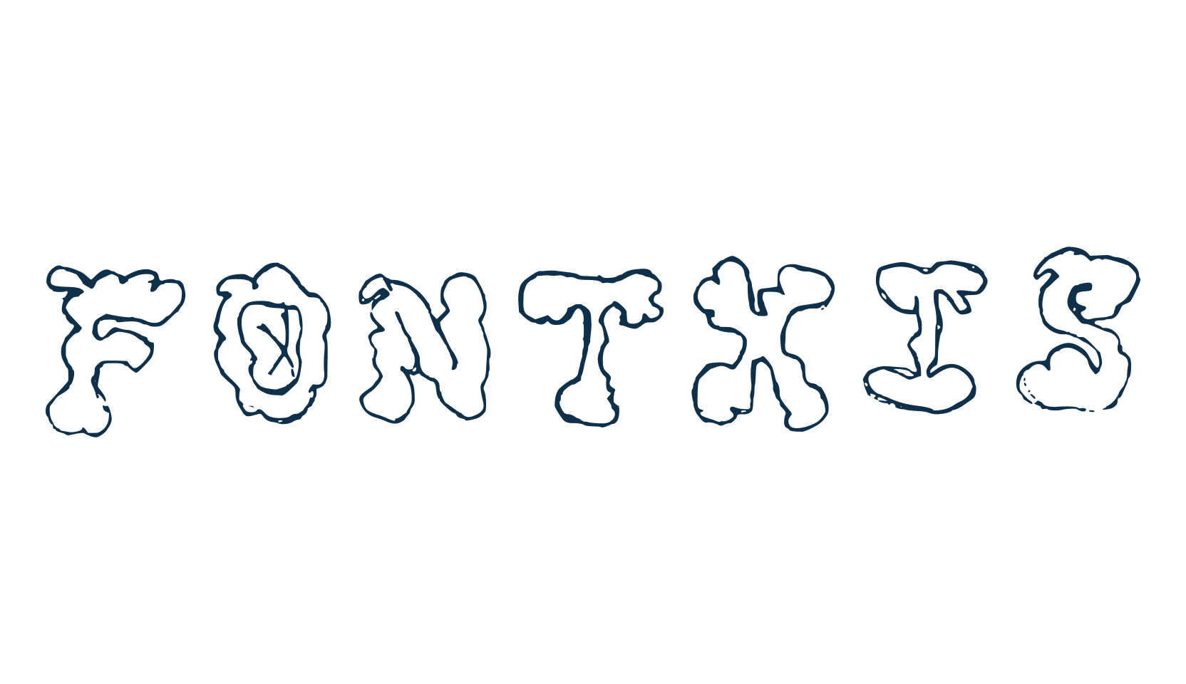 Fontxis, fancy cartoon decorative font preview