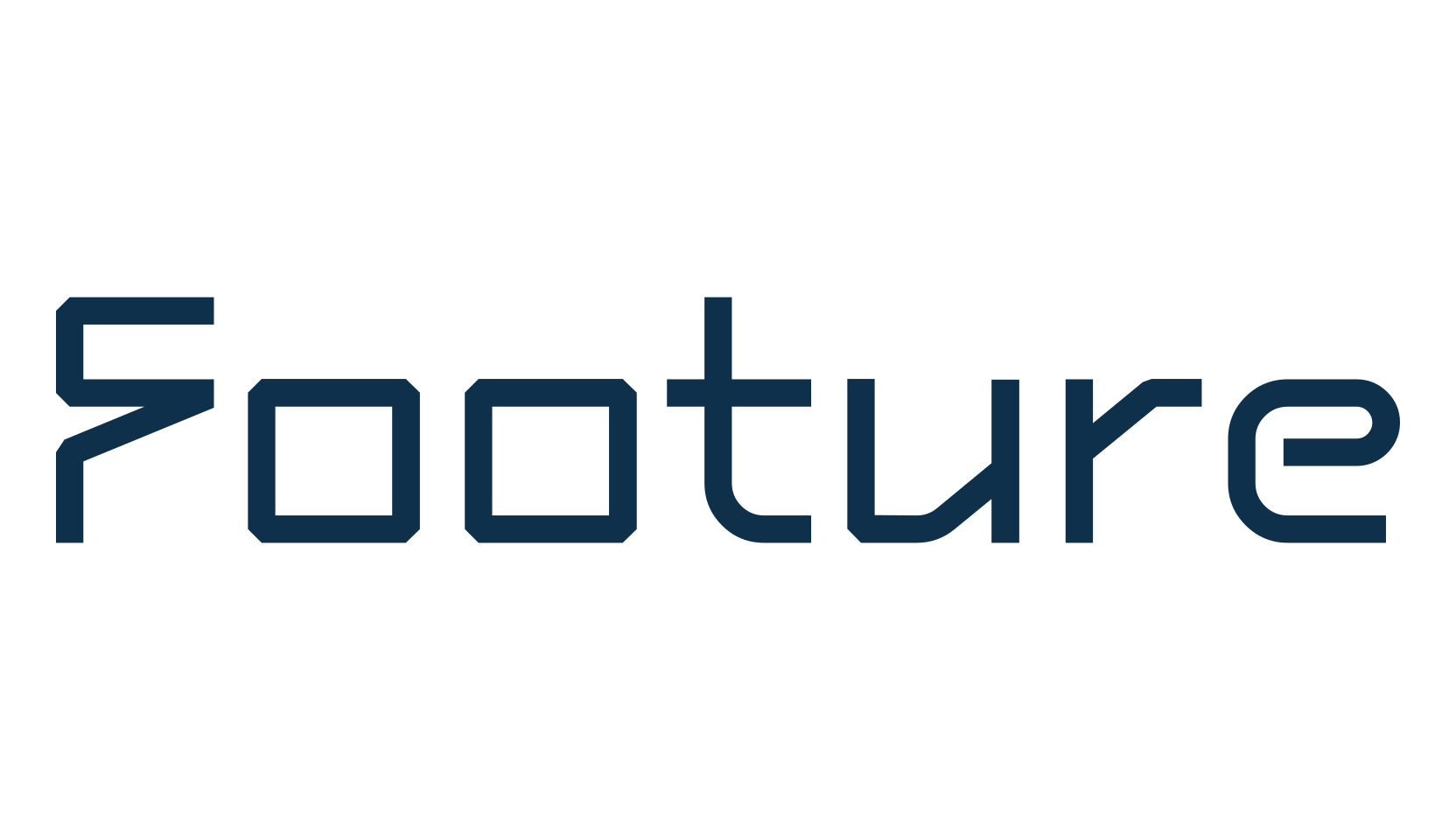 Footure, techno sci-fi font preview