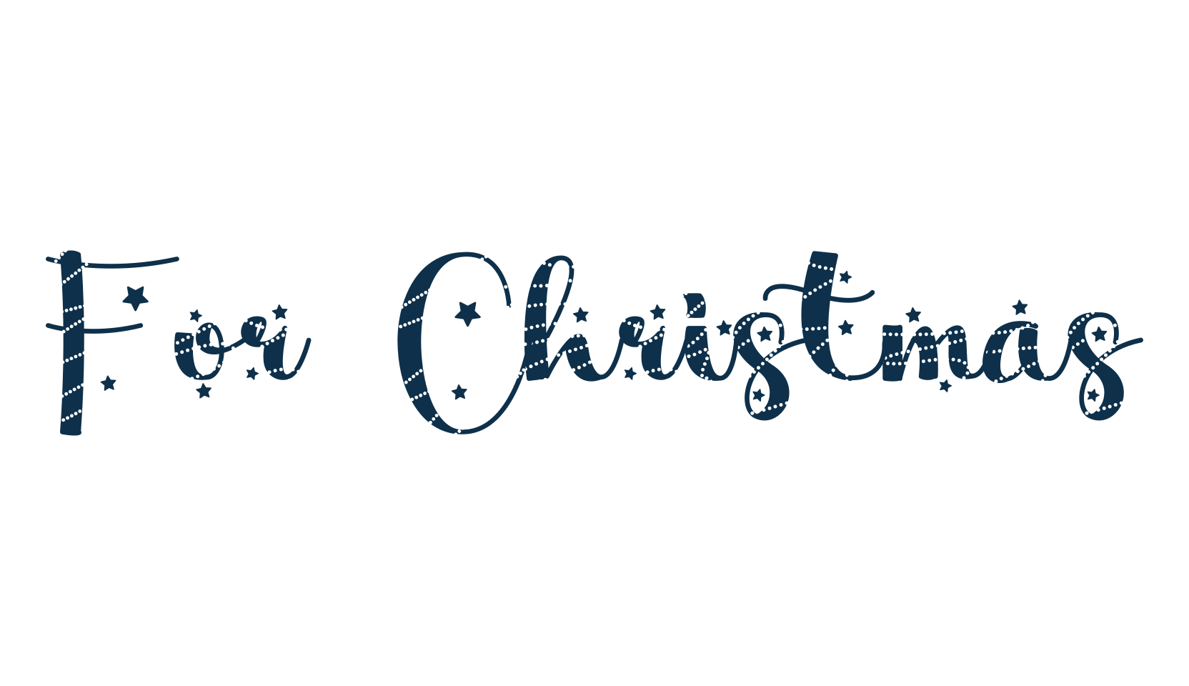 For Christmas, display market font preview