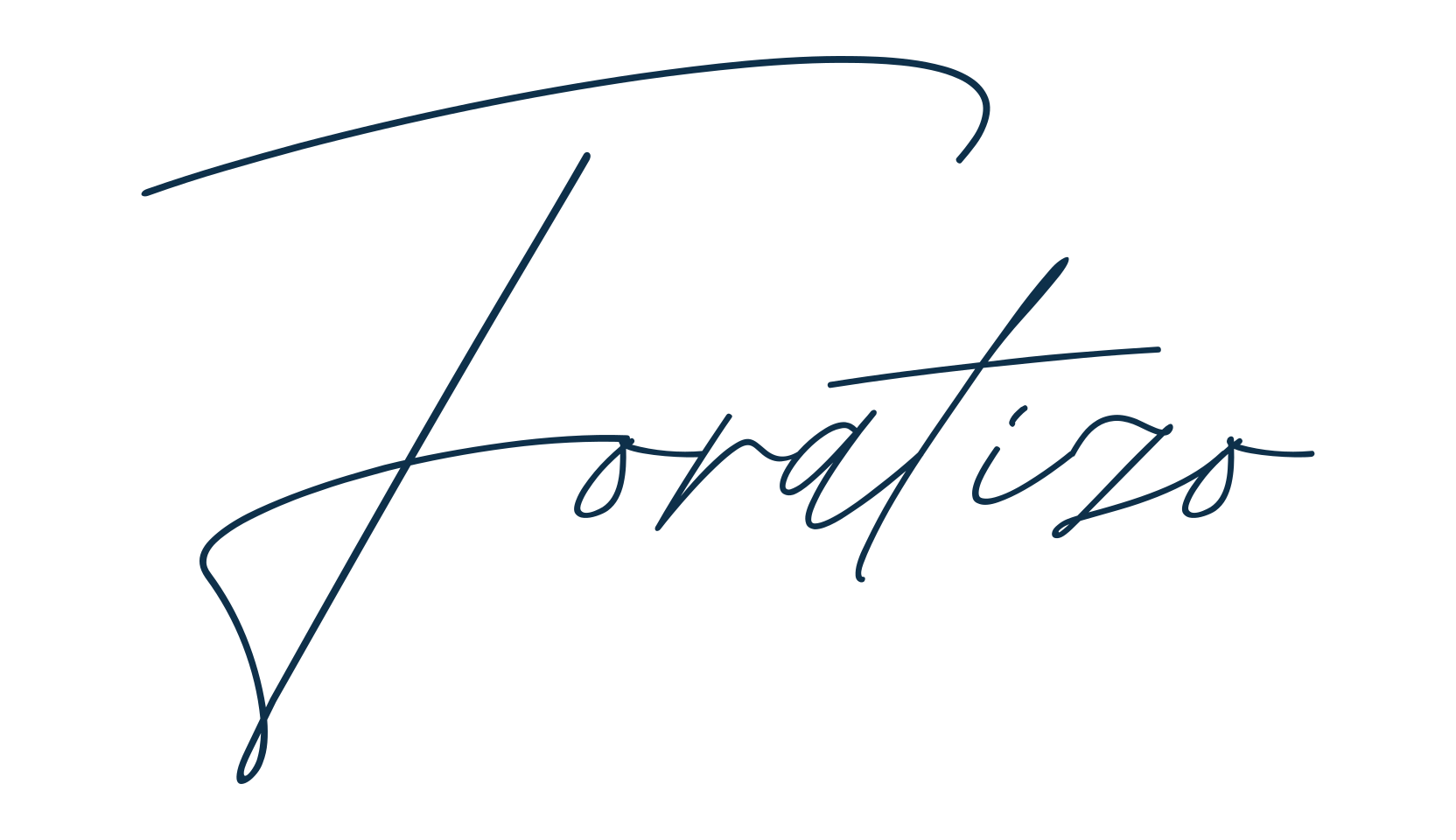 Foratizo, script handwritten fancy decorative calligraphy font preview