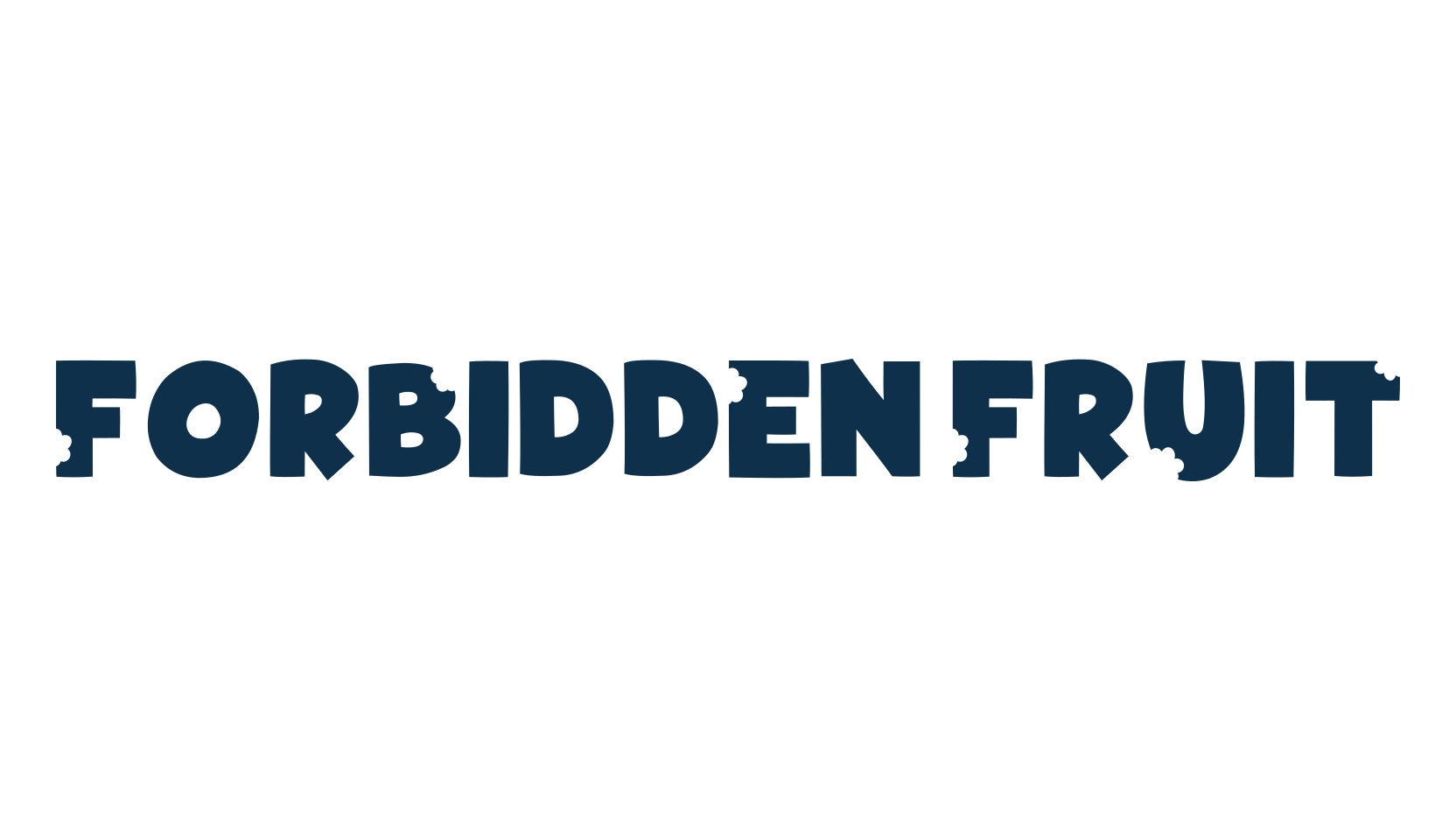 Forbidden Fruit, cartoon font preview