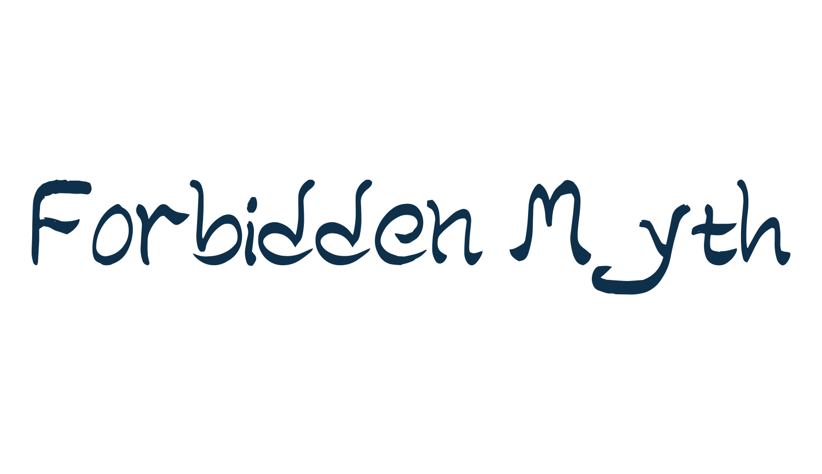 Forbidden Myth, fancy decorative font preview