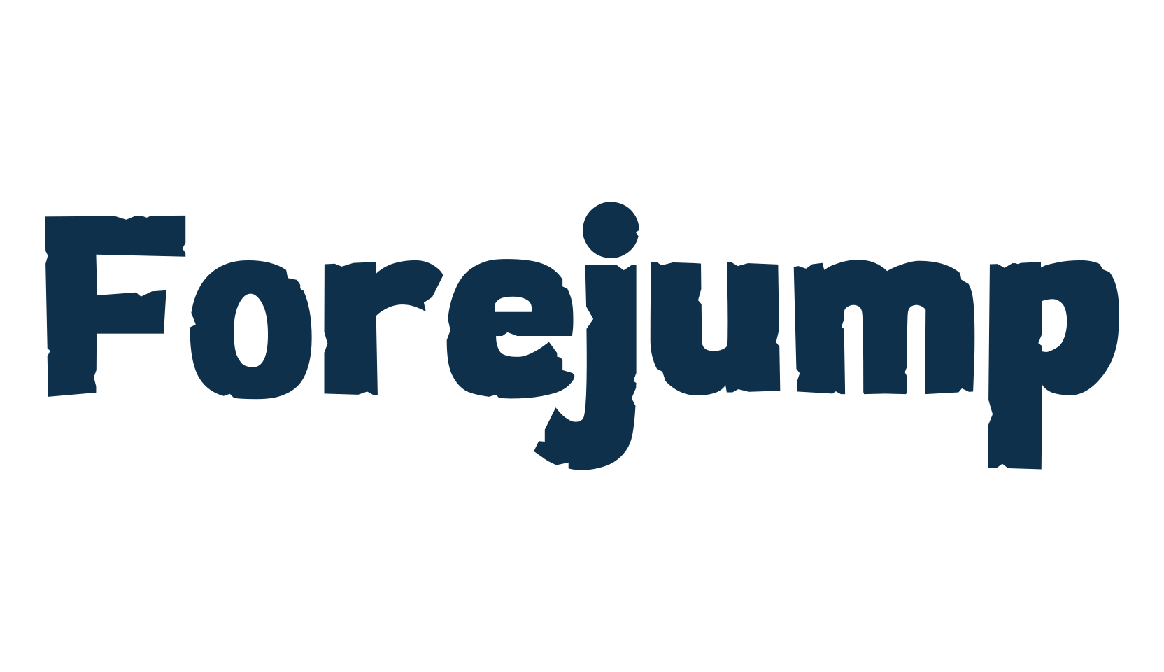Forejump, fancy cartoon decorative font preview