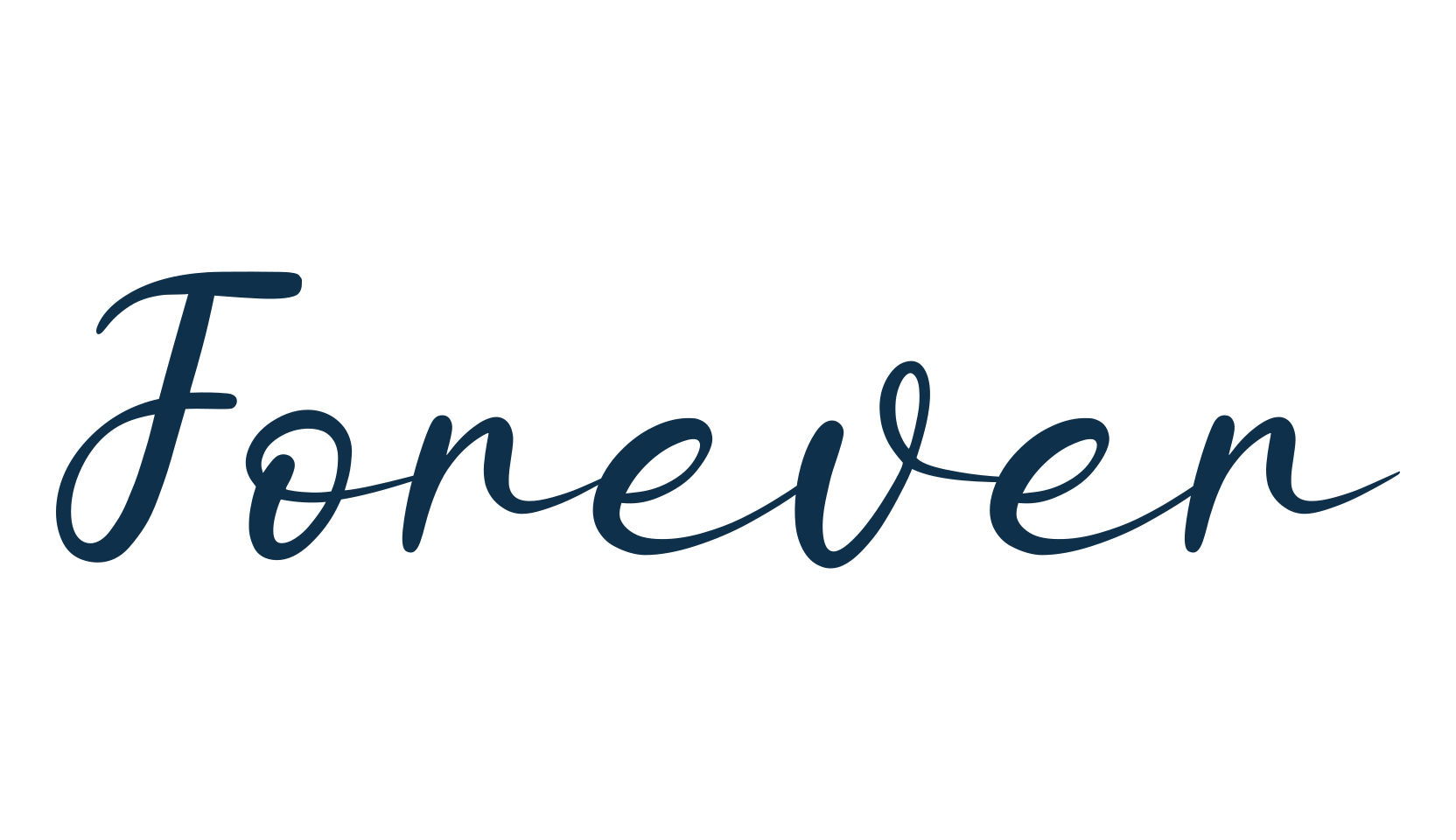 Forever (forever-3), fancy decorative font preview