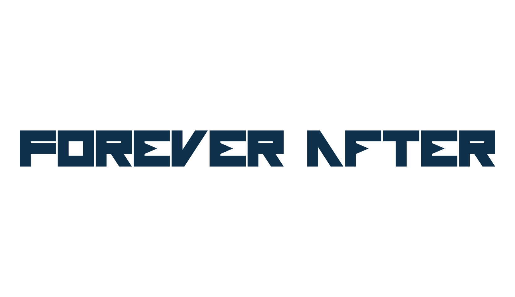Forever After, sci-fi font preview