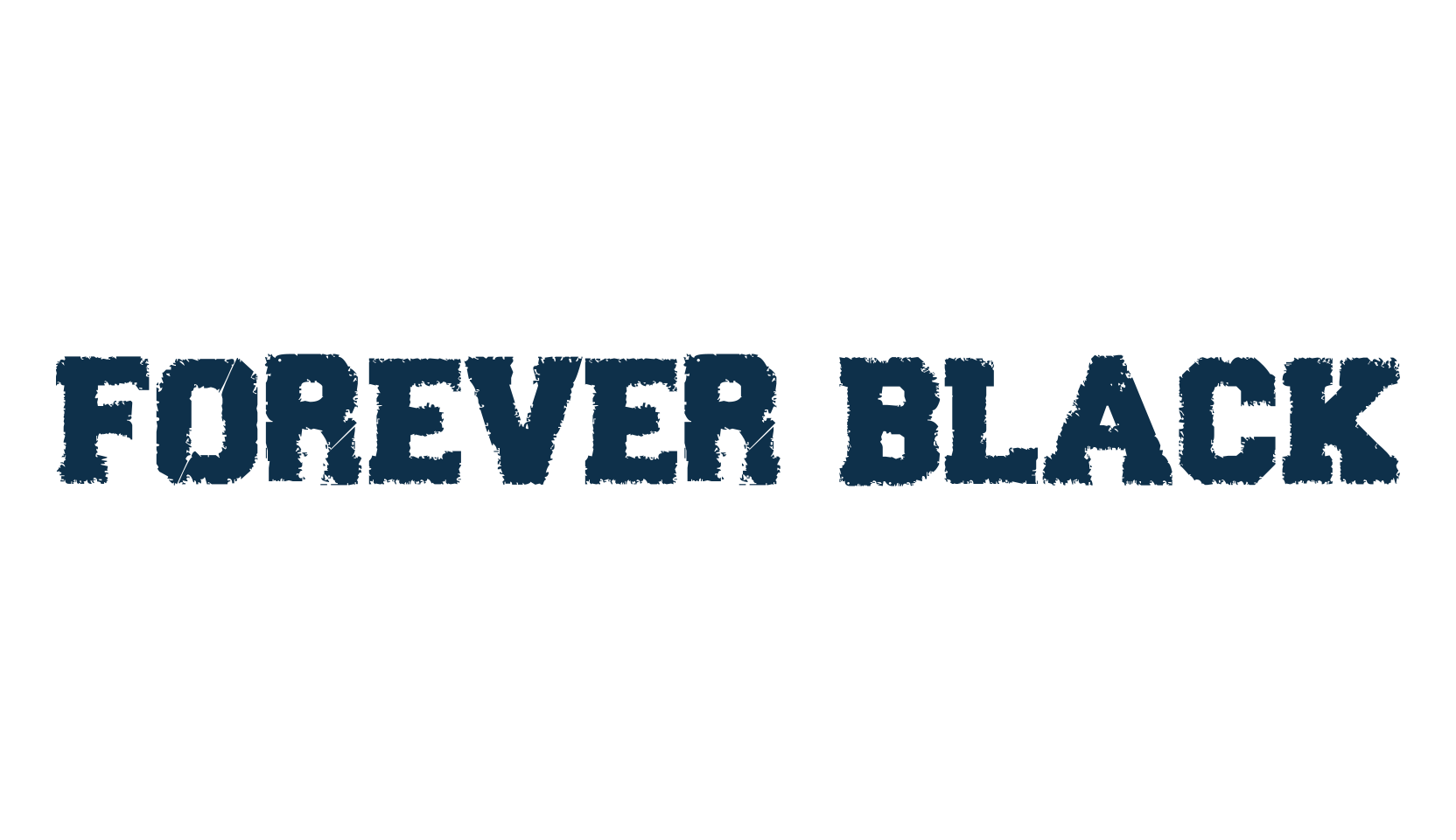 Forever Black, fancy destroy decorative font preview