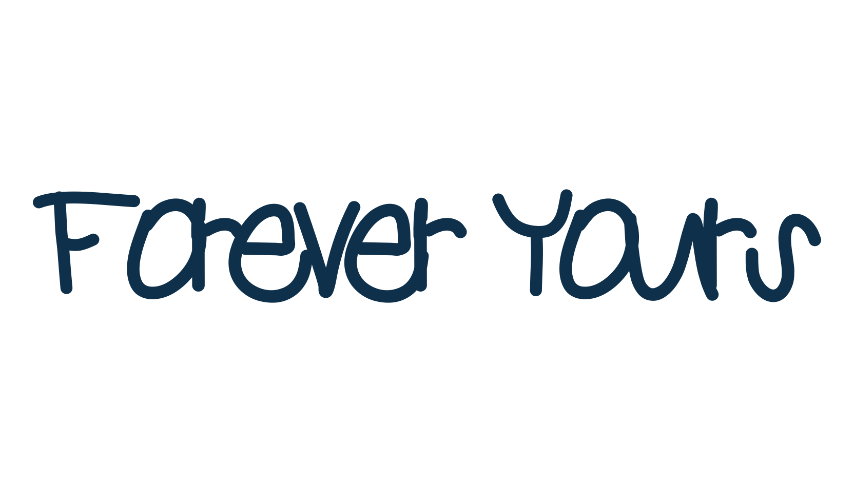 Forever Yours, script handwritten fancy decorative calligraphy font preview