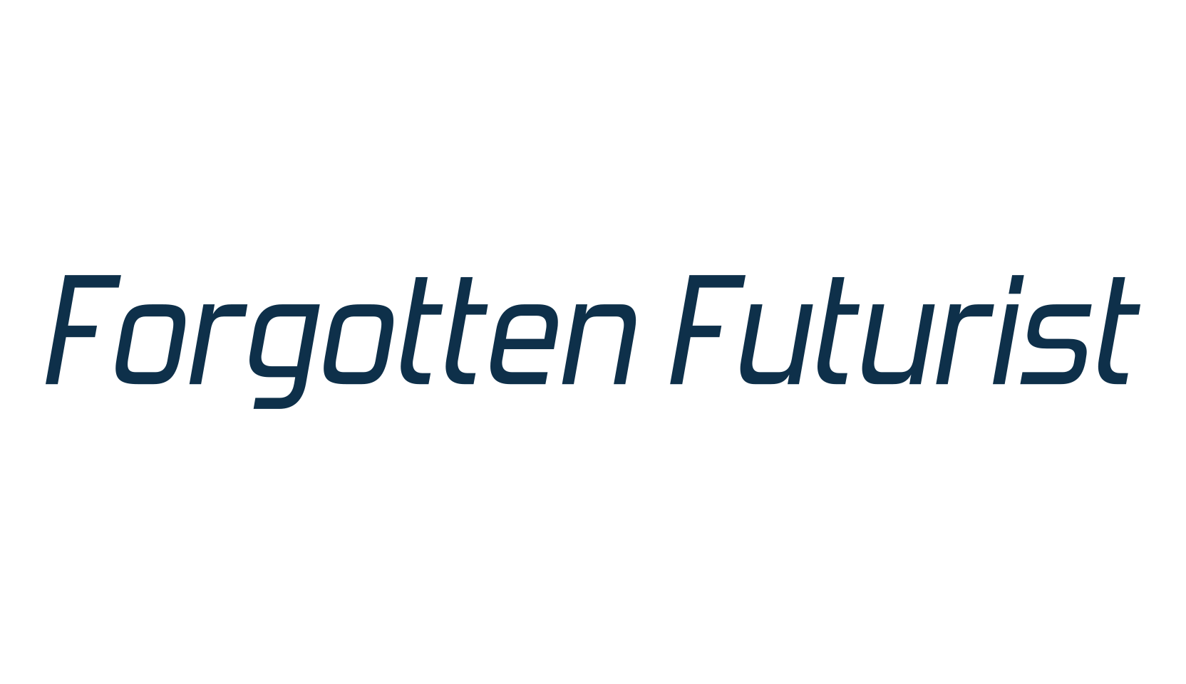 Forgotten Futurist, basic sans serif font preview