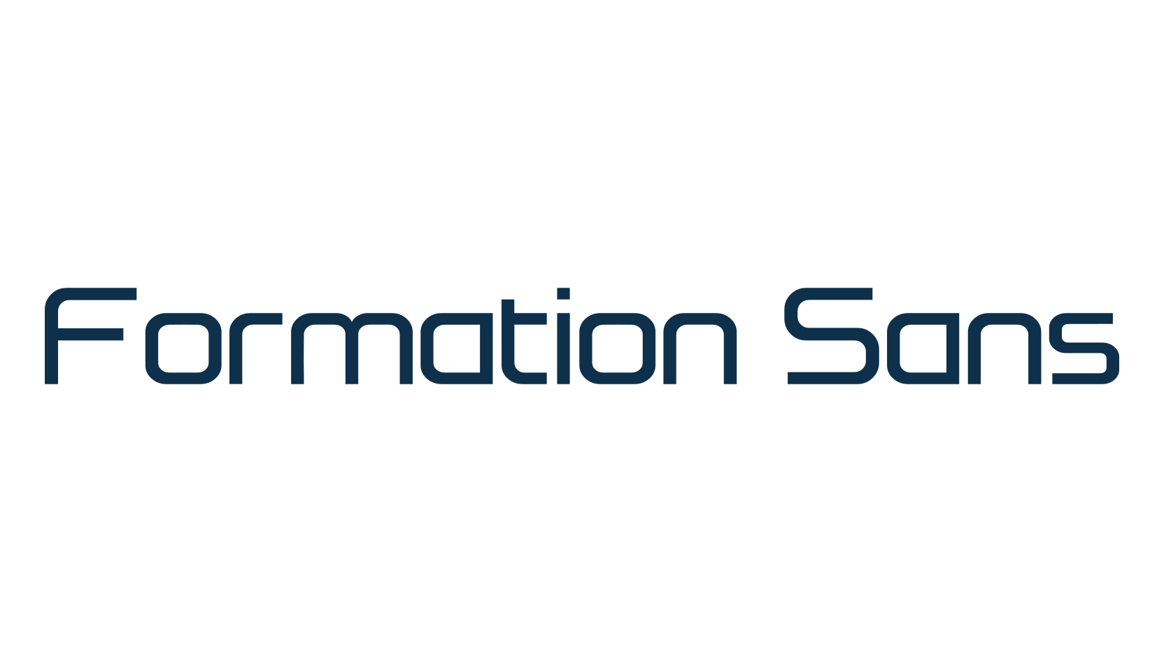 Formation Sans, sans serif font preview