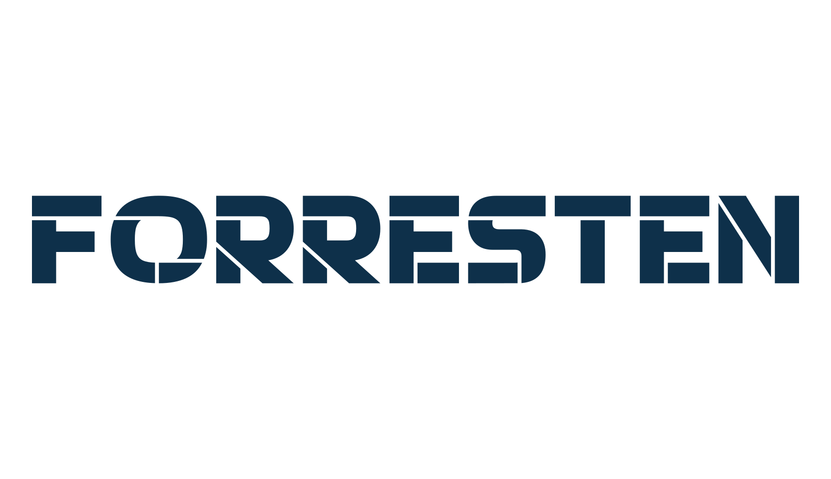 Forresten, techno sci-fi font preview