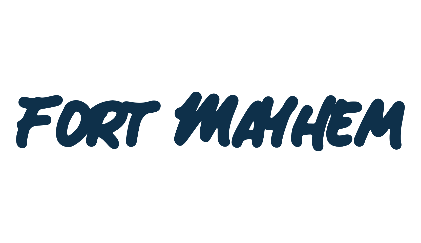 Fort Mayhem, brush font preview