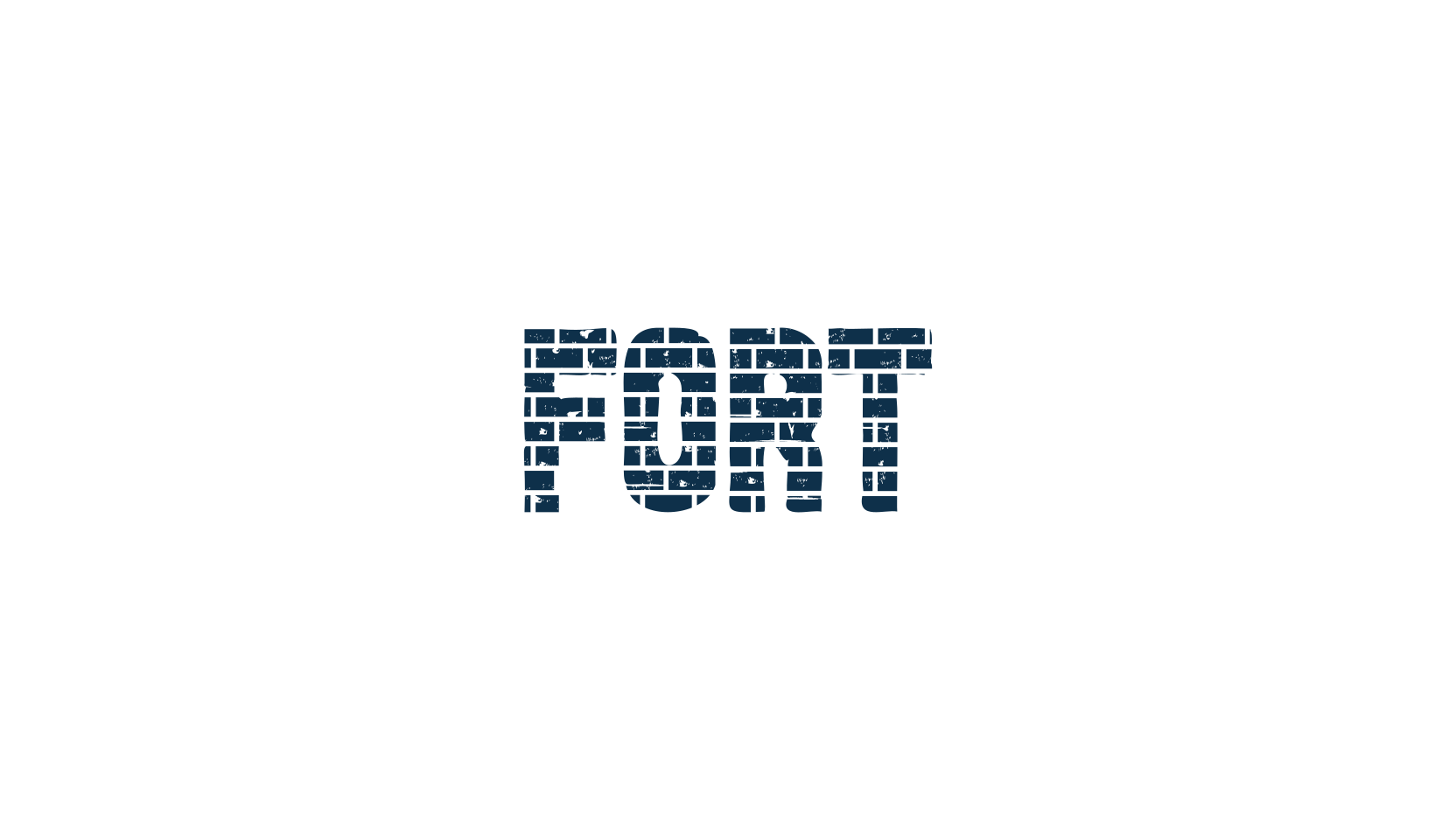 Fort, decorative font preview