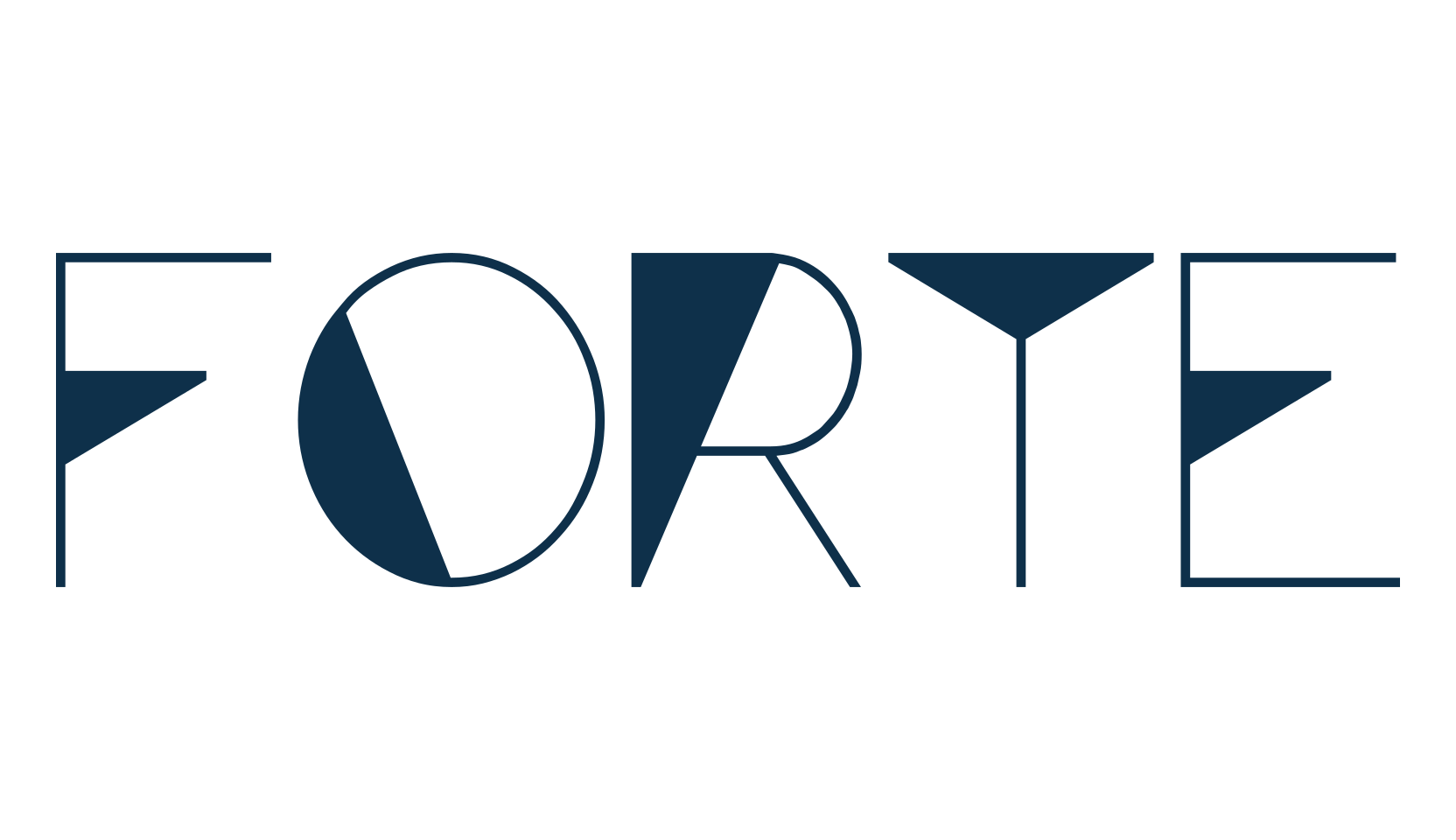 Forte, fancy various techno sci-fi font preview