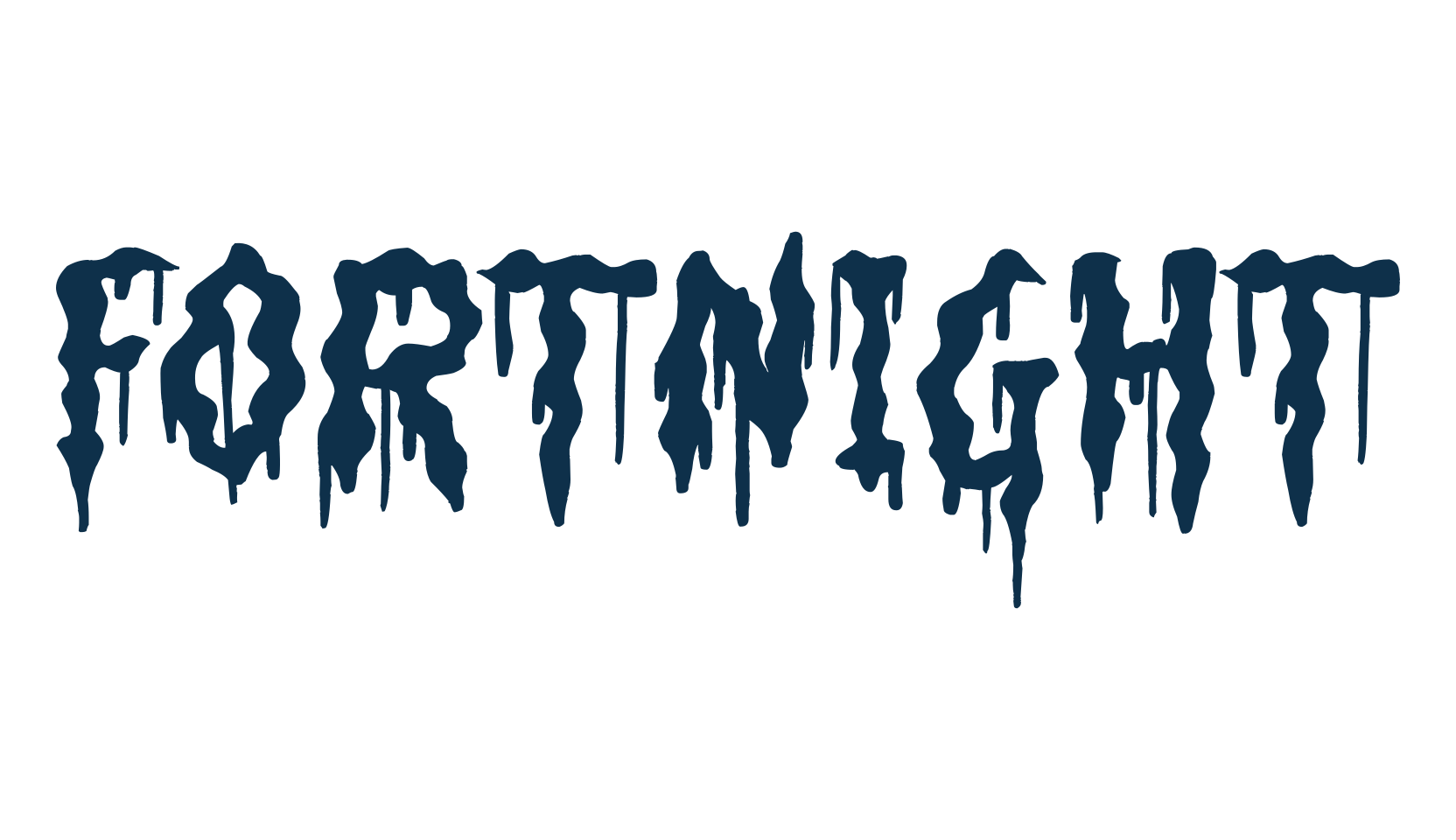 Fortnight, holiday halloween fancy decorative horror font preview