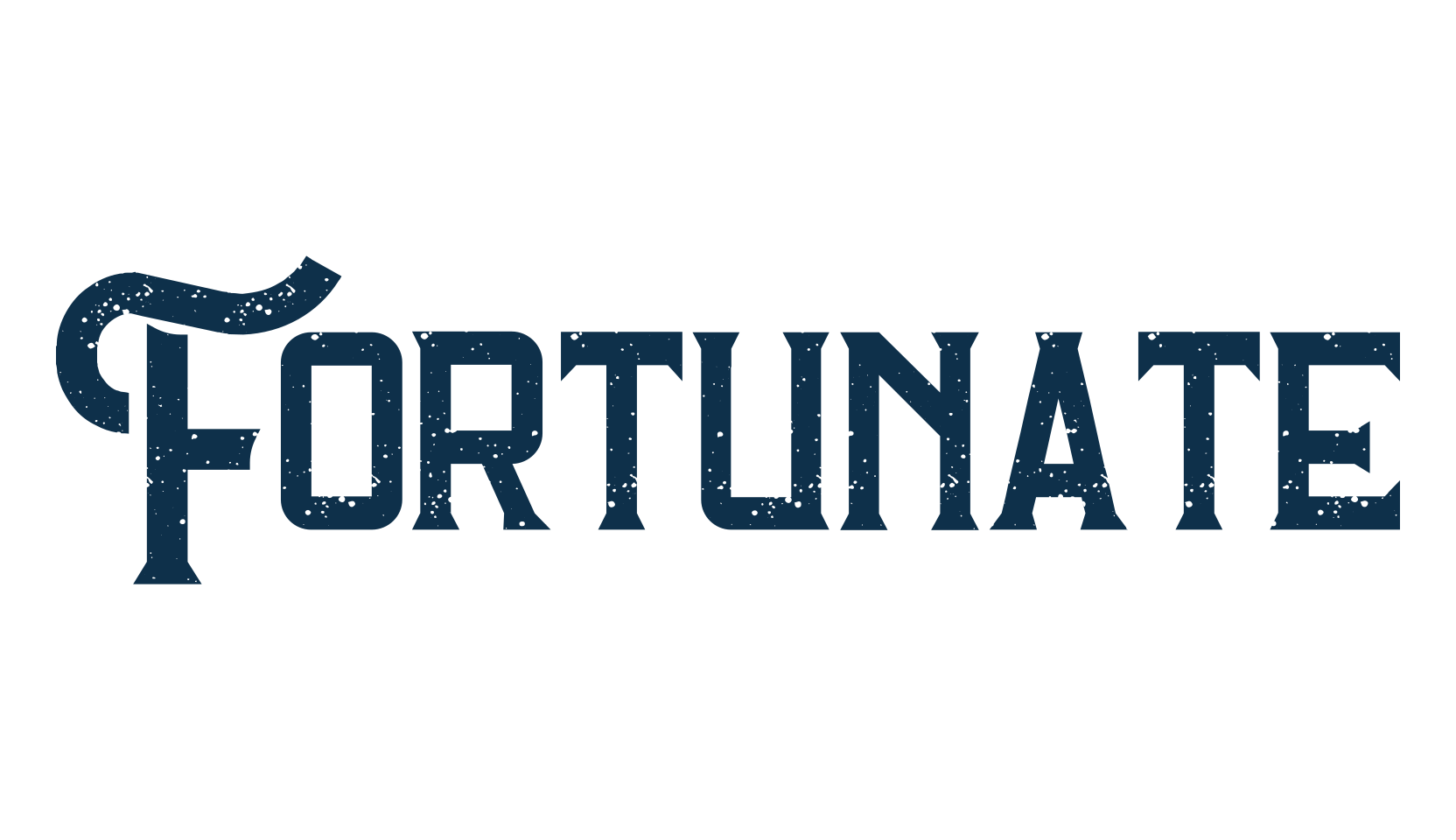 Fortunate (fortunate-2), fancy retro decorative font preview