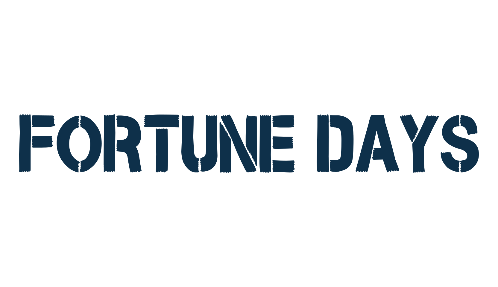 Fortune Days, fancy stencil, army decorative font preview