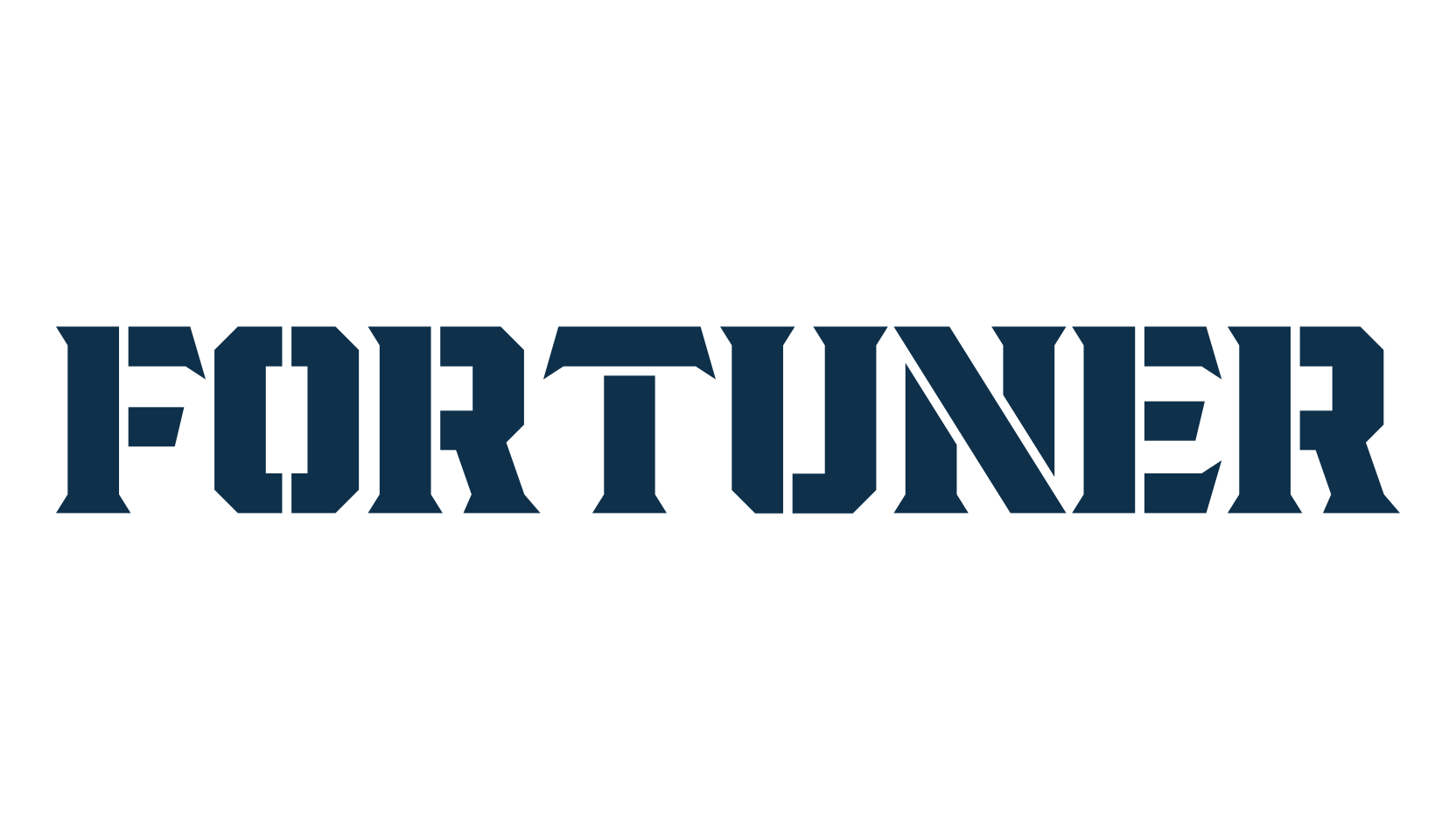 Fortuner, fancy stencil, army decorative font preview