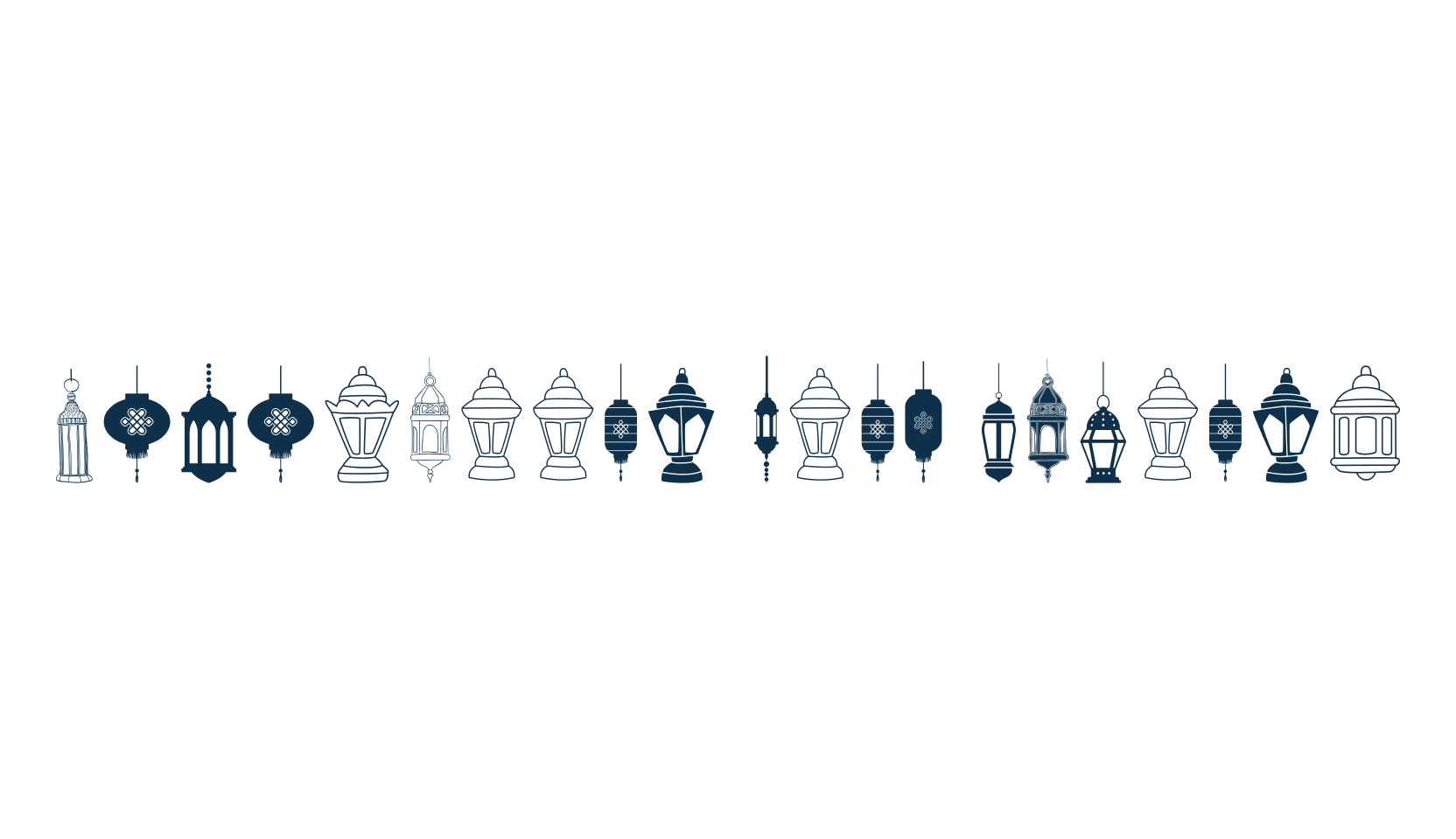 Fotograami Lamp Islamic, fancy decorative font preview