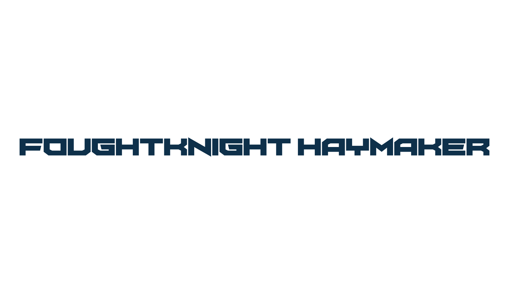 FoughtKnight Haymaker, modern font preview