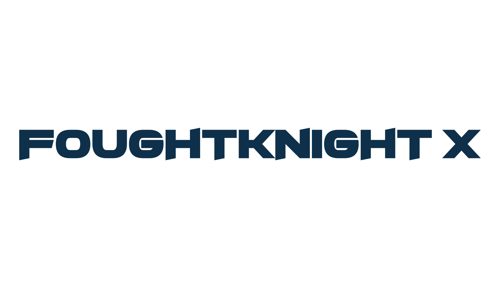 FoughtKnight X, fancy various techno sci-fi font preview