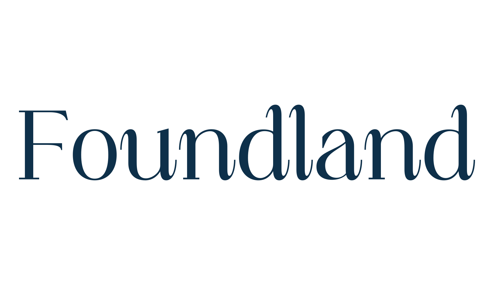 Foundland, basic serif font preview