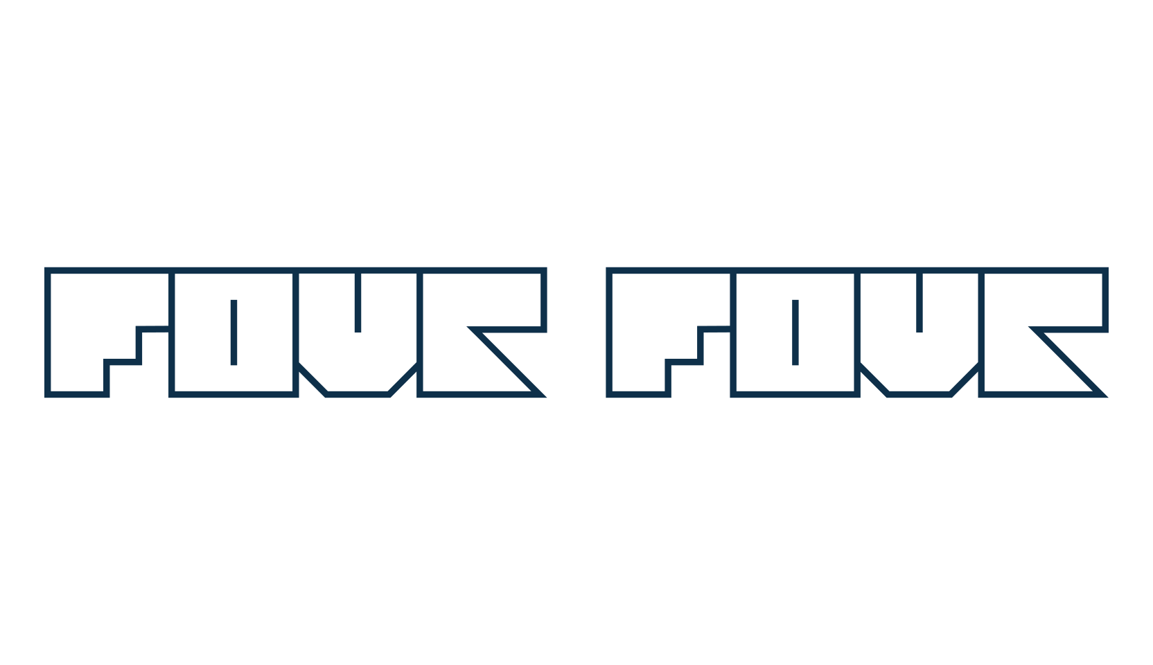 Four Four, square font preview