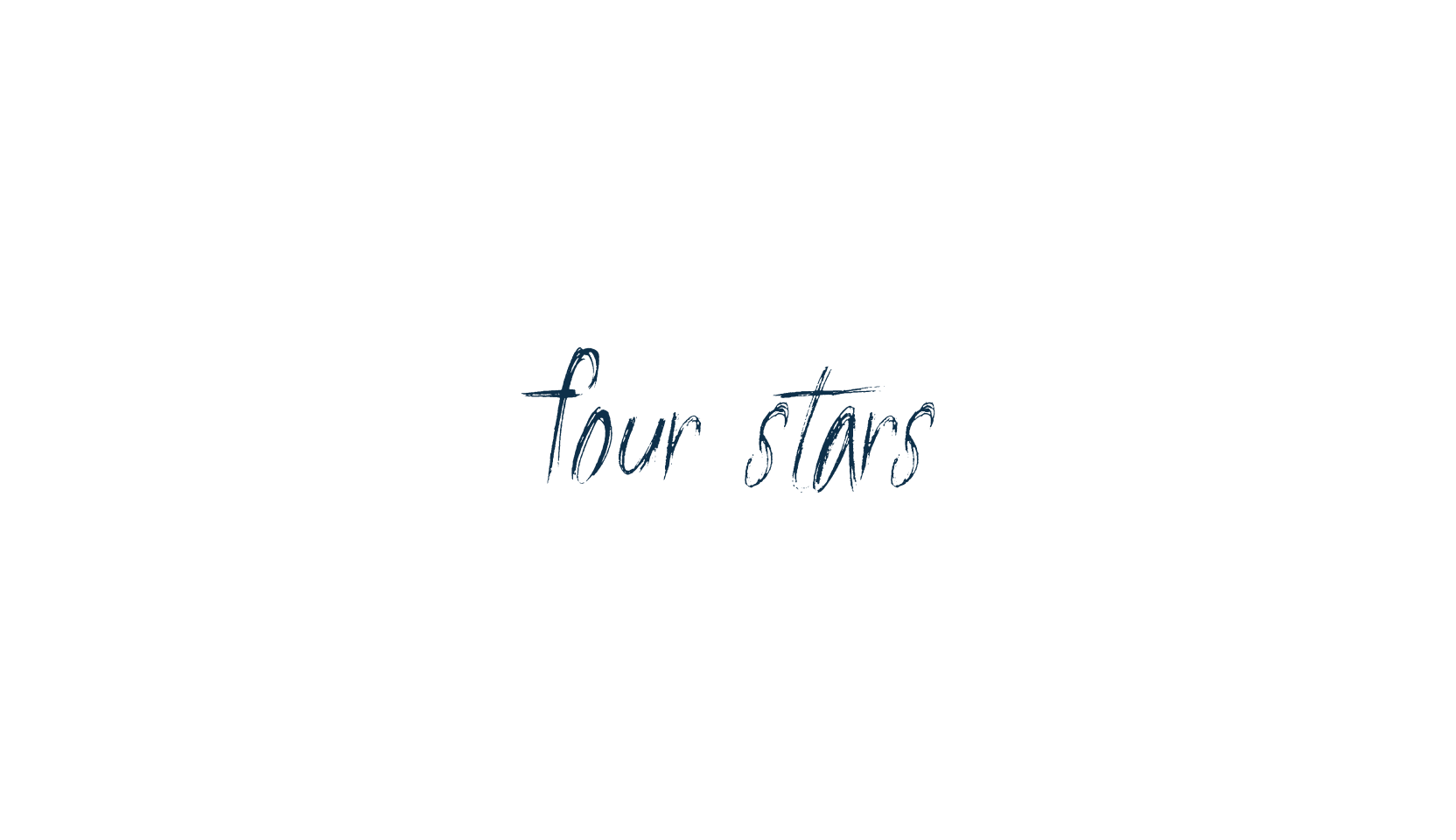 Four Stars, display market font preview