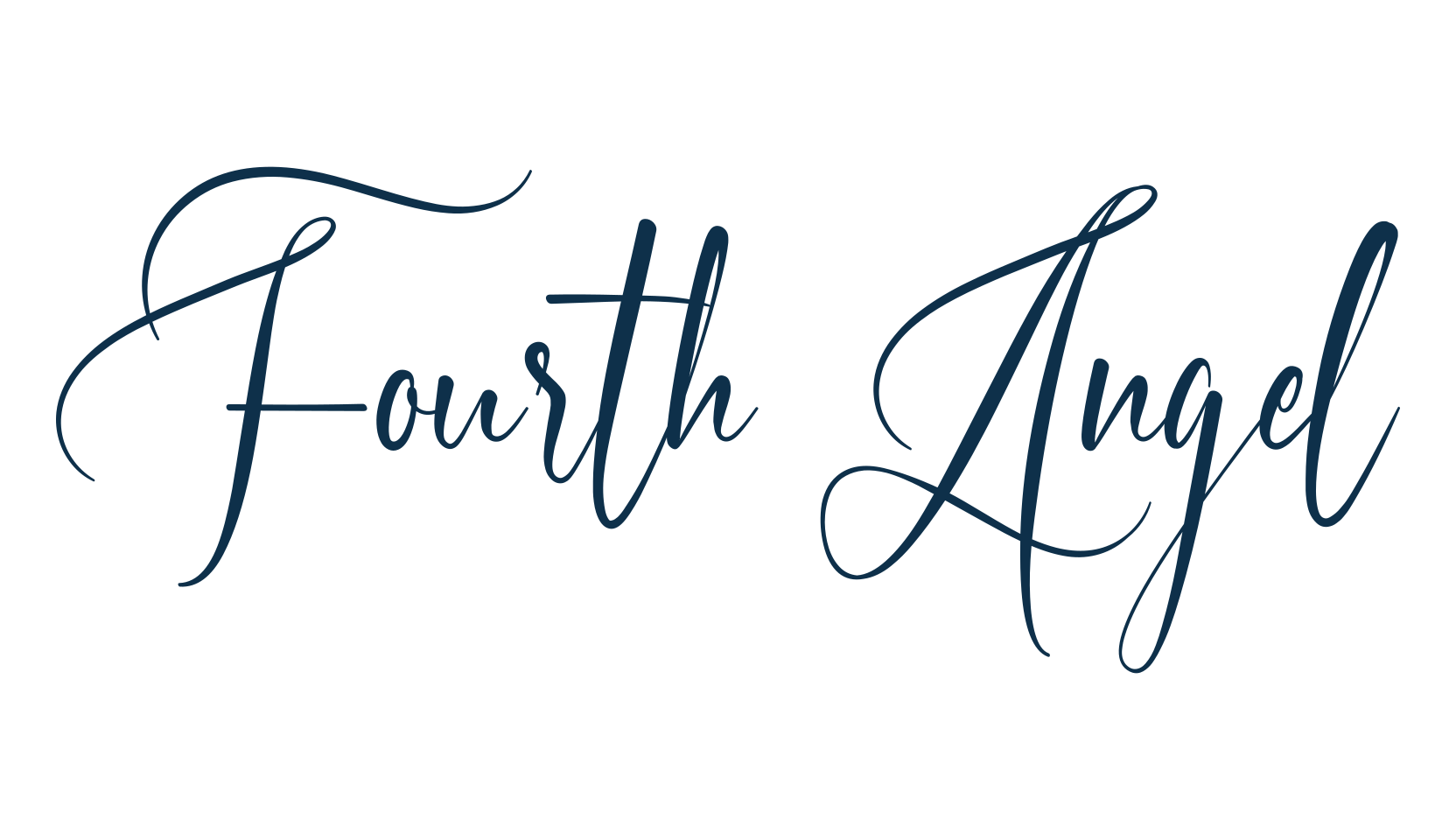 Fourth Angel, script calligraphy fancy decorative font preview