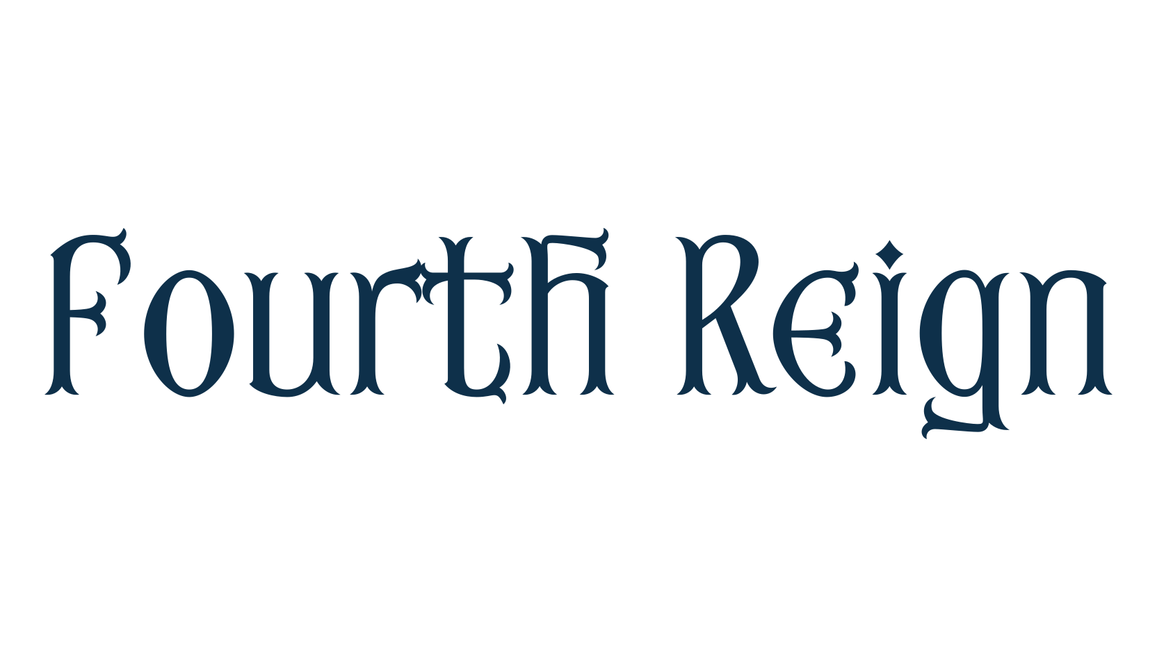 Fourth Reign, fancy various gothic font preview