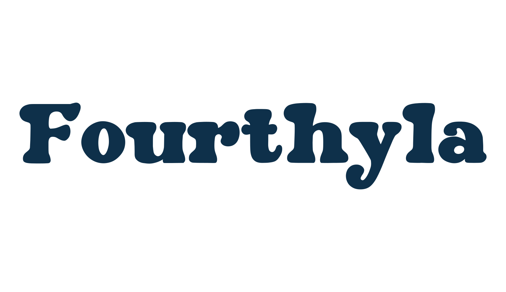 Fourthyla, fancy groovy decorative font preview