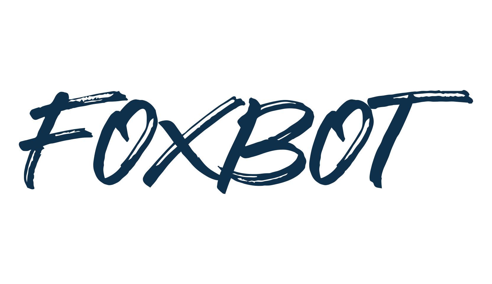 Foxbot, script brush fancy decorative calligraphy font preview