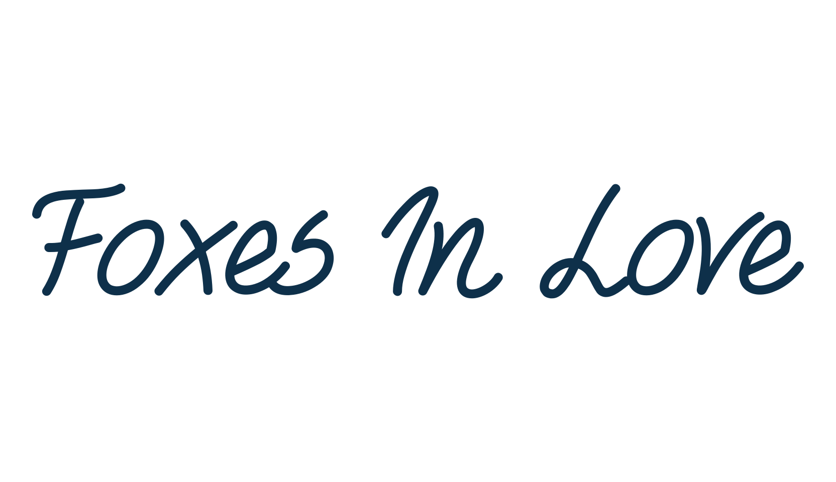 Foxes In Love, script handwritten fancy decorative calligraphy font preview