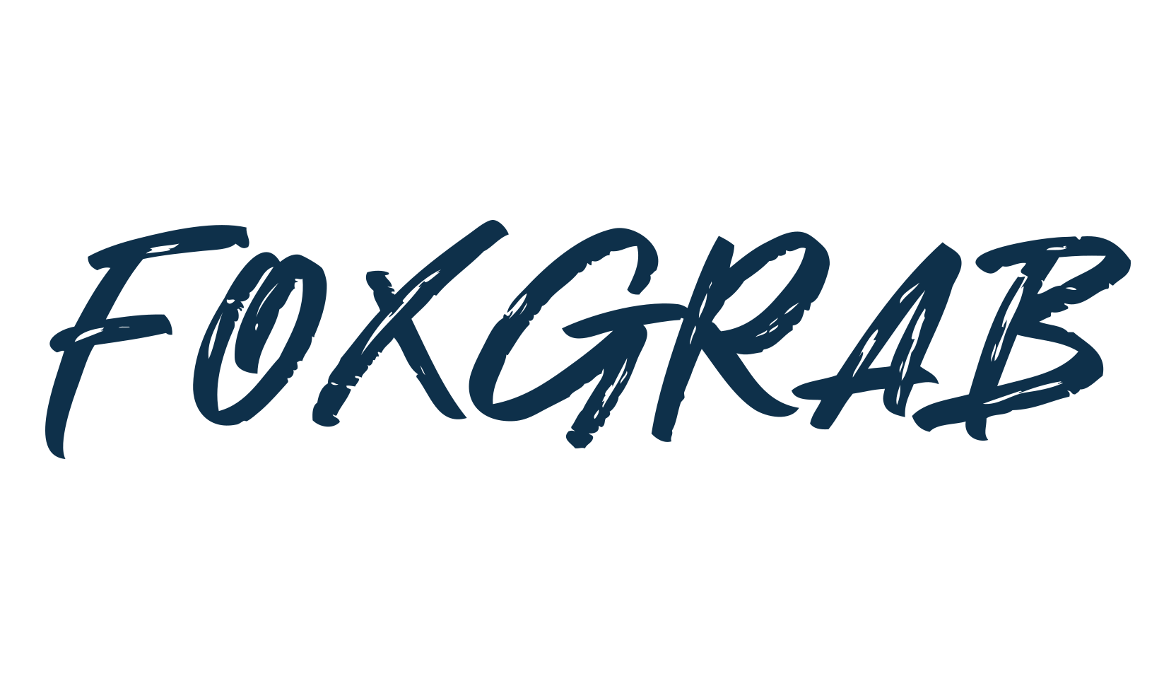 Foxgrab, script brush fancy decorative calligraphy font preview