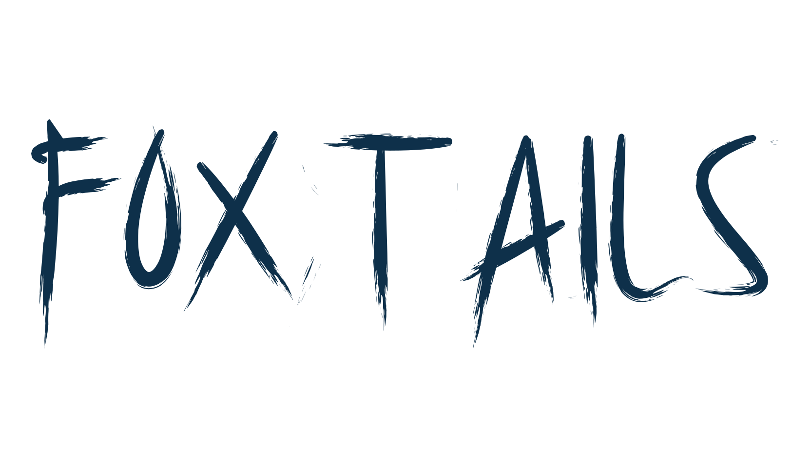 Foxtails, brush font preview