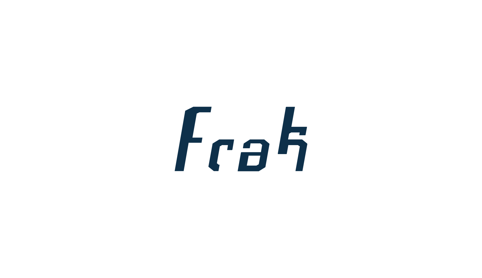 Frak, fancy various techno sci-fi font preview