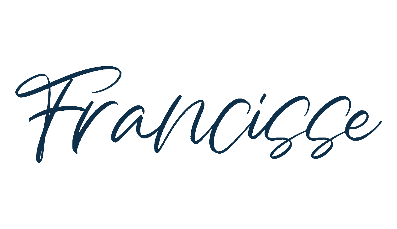 Francisse, script handwritten fancy decorative calligraphy font preview