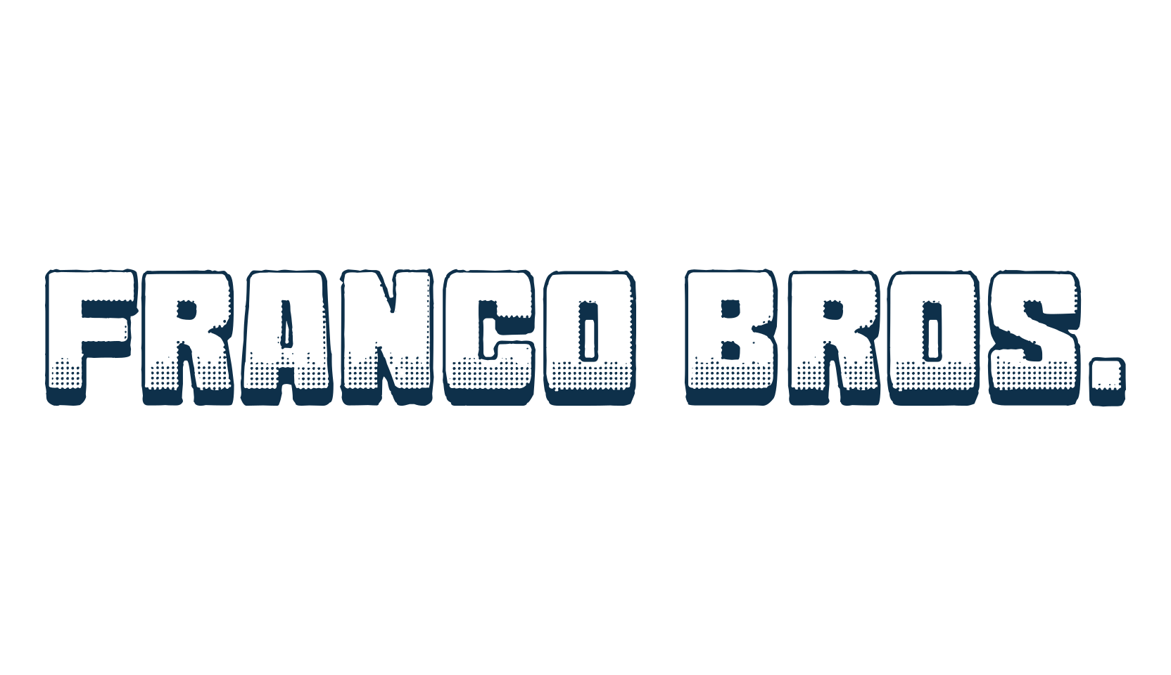 Franco Bros., fancy various decorative font preview