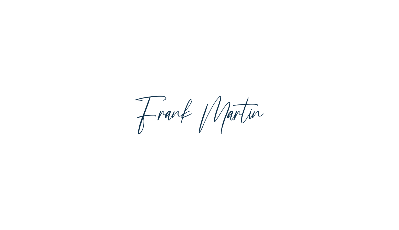 Frank Martin, script handwritten fancy decorative calligraphy font preview