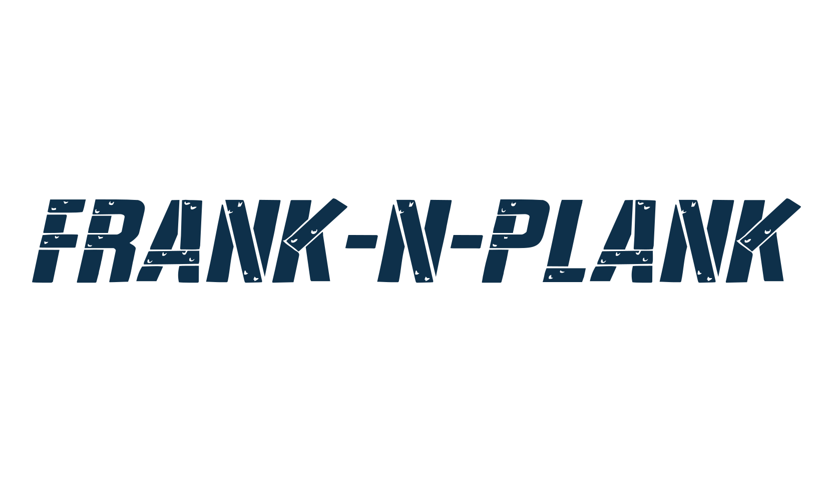 Frank-n-Plank, fancy decorative font preview