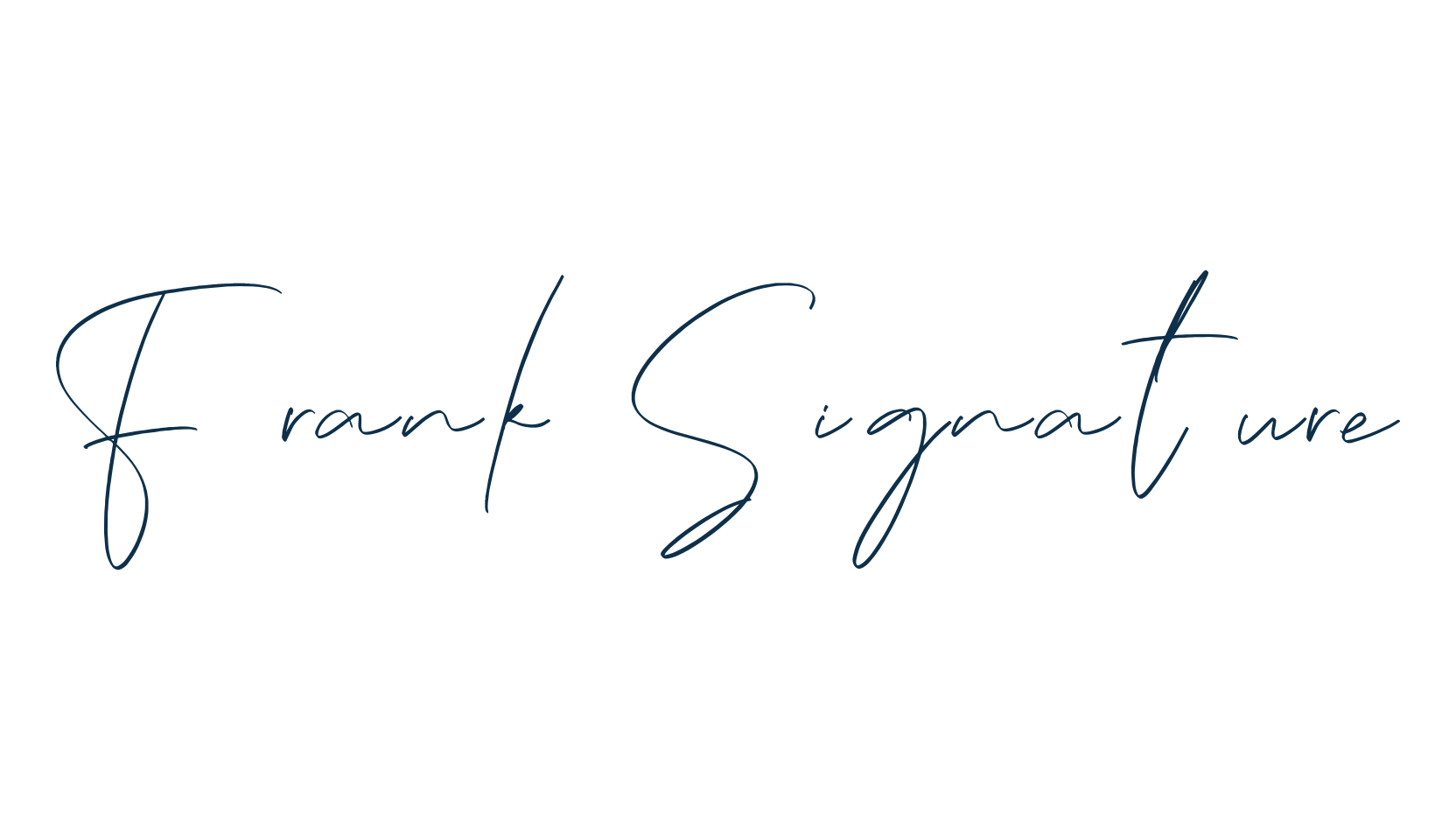 Frank Signature, script handwritten fancy decorative calligraphy font preview