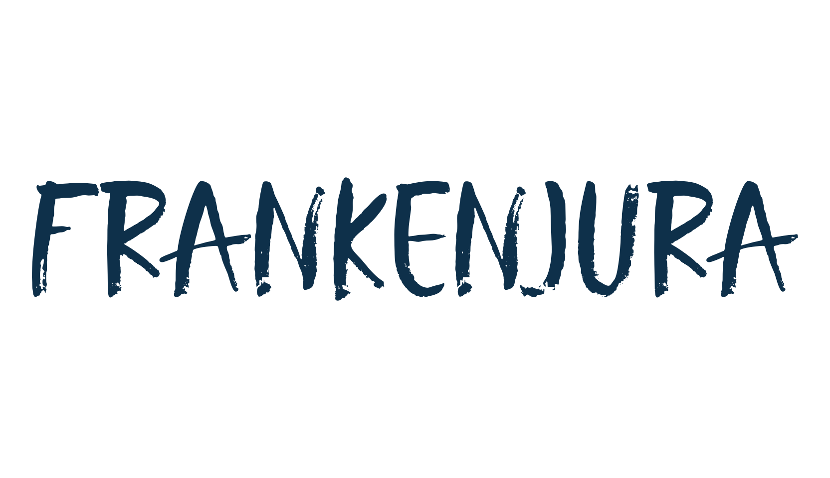 Frankenjura, brush font preview