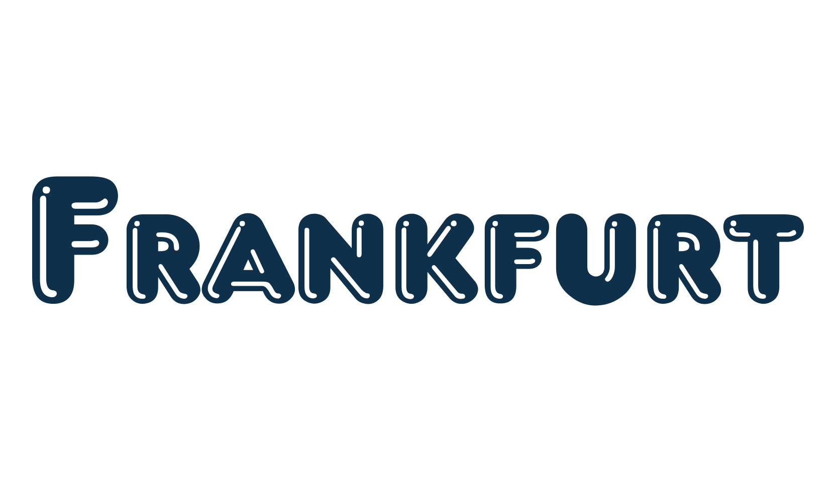 Frankfurt, various font preview