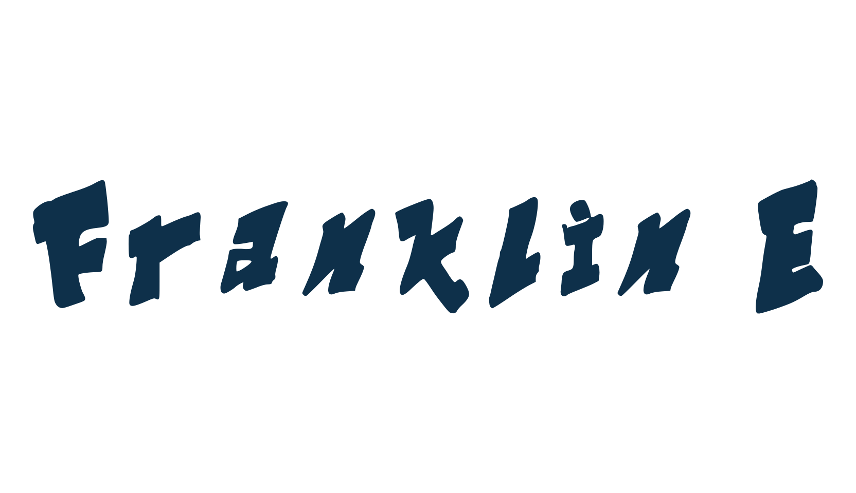 Franklin E, fancy various decorative font preview