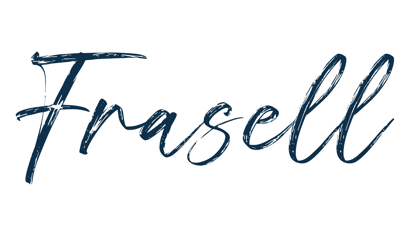 Frasell, brush font preview