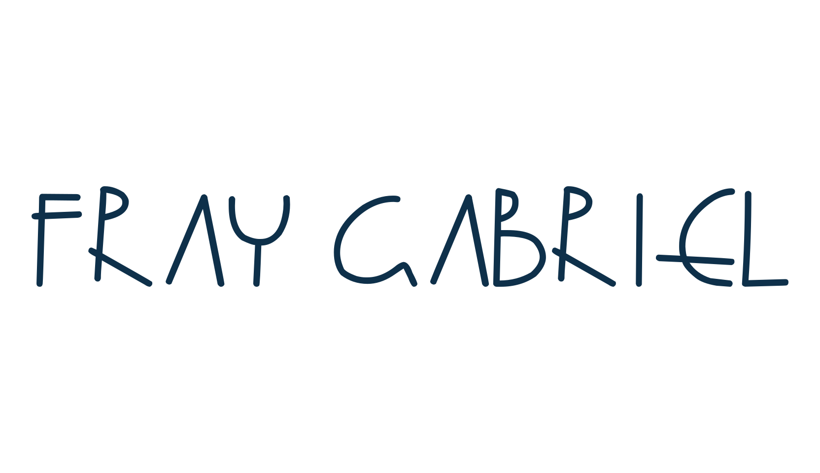 Fray Gabriel, fancy various decorative font preview