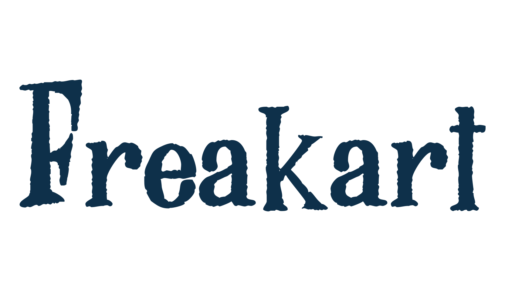 Freakart, fancy cartoon decorative font preview