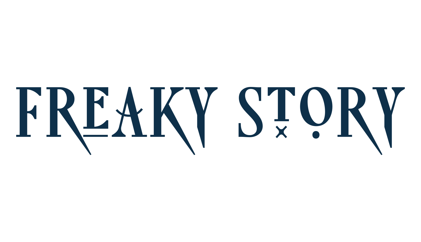 Freaky Story, fancy decorative font preview