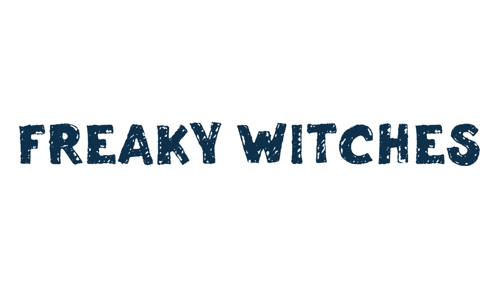 Freaky Witches, display market font preview
