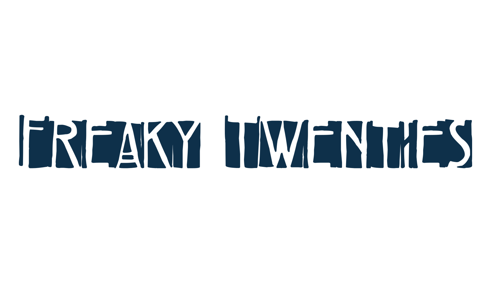 Freaky Twenties, various font preview